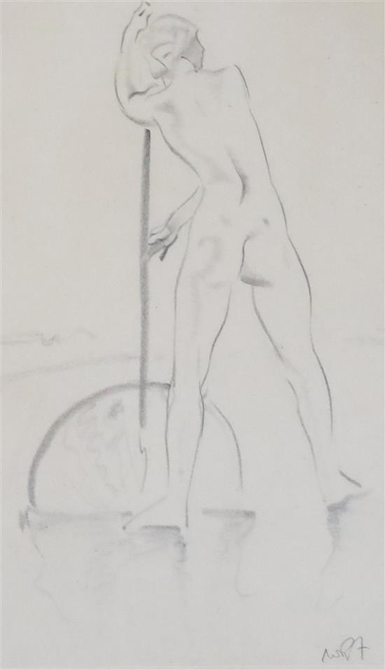 § Sir William Russell Flint (1880-1969) Shrimper 8.5 x 5in.